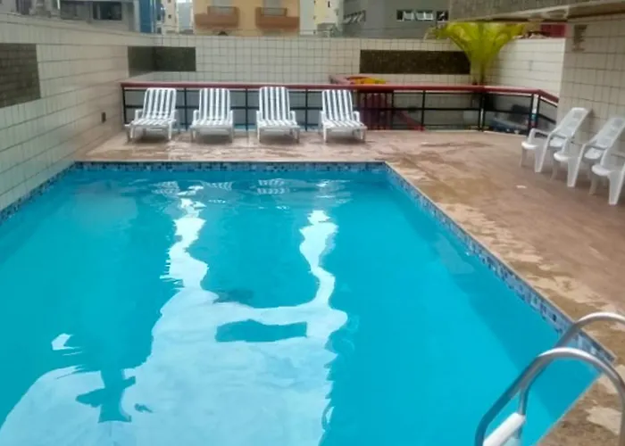 Apto 3 Quartos, 100M Da Praia, Piscina E Churrasqueira